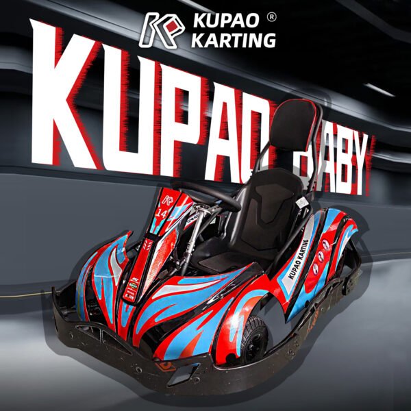 KUPAO Baby 24V22.5ah Commercial Electric Go Kart for Kids 25km/h Karting Car