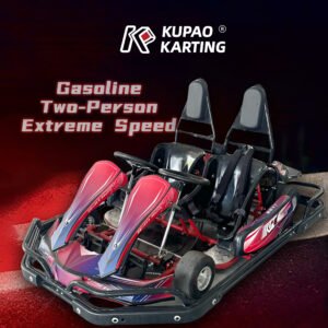 KUPAO Extreme Speed Two seat 200cc Commercial high performance gasoline go karts for adult 5.3L 60km/h club drift racing karting car