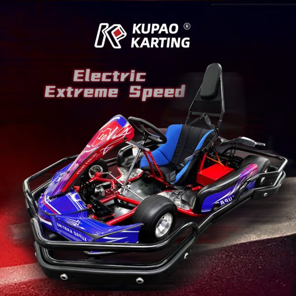 Ku Pao Extreme Speed 72V45Ah Electric Go Kart for Adult 1500w Customizable Club Commercial Karting Car High Performance Drift Racing Gokart