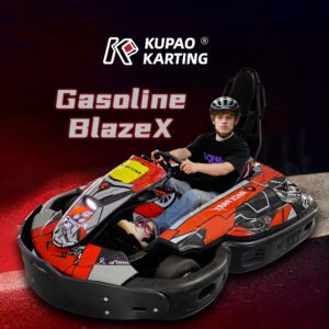 KUPAO BlazeX 200CC Commercial petrol go kart for adults 60km/h gasoline engine karting car