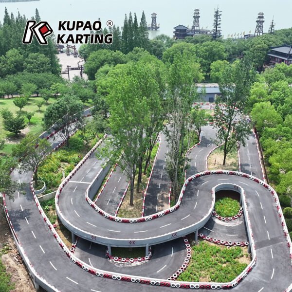Professional Double-layer Three-dimensional Go-kart Track Design and Construction Plan Theme Park club Arena Planning and Design