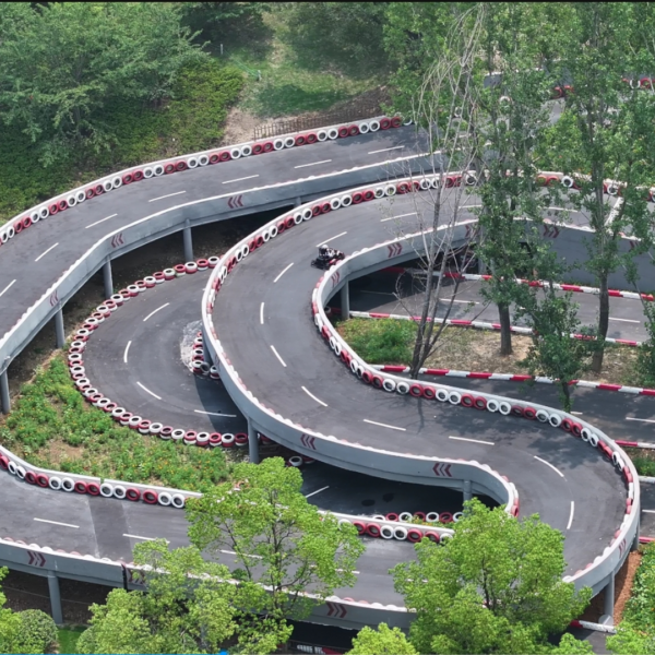 Professional Double-layer Three-dimensional Go-kart Track Design and Construction Plan Theme Park club Arena Planning and Design - Image 4